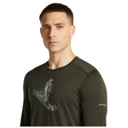 Camiseta funcional de hombre Icebreaker Men Merino 200 Oasis LS Crewe SkiingYeti