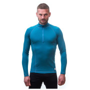 Camiseta de hombre Sensor DF Merino Wool dl.r. zip