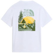 Camiseta de hombre The North Face M Pitch A Tent Relaxed Ss Tee blanco TNF WHITE