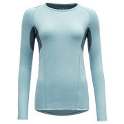 Camiseta funcional de mujer Devold Running Woman Shirt azul claro Cameo