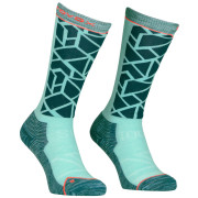 Medias de mujer Ortovox Ski Tour Comp Long Socks W azul dark pacific