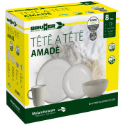Vajilla Brunner Set tête-à-tête Amadè 8 pcs