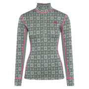 Sudadera funcional de mujer Kari Traa Rose Half Zip Baselayer Top verde sag