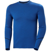 Camiseta funcional de hombre Helly Hansen Lifa Merino Midweight Crew azul Cobalt 2.0