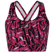 Sujetador deportivo Dare 2b Swift II Bra rosa Neon Pink Zebra Print