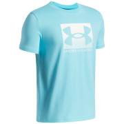 Camiseta funcional para niños Under Armour UA B Boxed Sports Update SS Fresco Blue