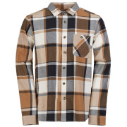 Camisa de hombre Fundango Harris Shirt marrón coffee
