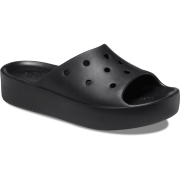 Pantuflas de mujer Crocs Platform slide negro Black