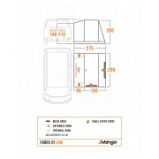 Carpa de autocaravana/furgoneta Vango Faros III Low