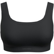 Sujetador deportivo Icebreaker W Mer Rib Lotus Bra negro Black