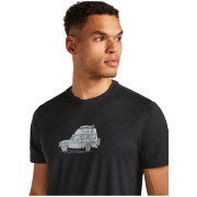 Camiseta funcional de hombre Icebreaker M Mer 150 Tech Lite SS Tee Cosy Camper