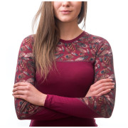 Camiseta de mujer Sensor Merino Impress, dl.rukáv