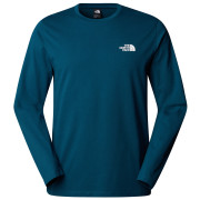 Camiseta de hombre The North Face M L/S Simple Dome Tee azul MIDNIGHT PETROL