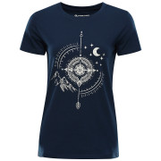 Camiseta de mujer Alpine Pro Morola azul oscuro MOONLIT OCEAN VARIANTA PB
