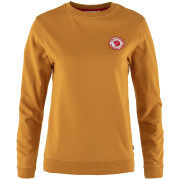 Jersey de mujer Fjällräven 1960 Logo Badge Sweater naranja/amarillo Acorn