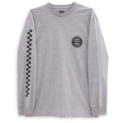 Camiseta de hombre Vans Original Checkerboard C LS gris Athletic Heather