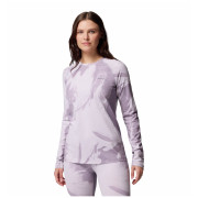 Calzoncillos funcionales de mujer Columbia Omni-Heat Infinity™ Knit Long sleeve Crew violeta Shale Purple Snowflight Tonal