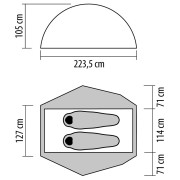 Tienda ultraligera NEMO Equipment Dragonfly OSMO Bikepack 2P