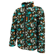 Sudadera para niños WAMU Dinosauři negro/marrón