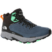 Calzado de hombre The North Face Vectiv Exploris Mid Futurelight Leather verde/azul MontereyBlue/TnfBlack