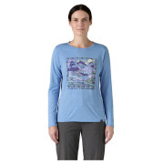 Camiseta de mujer Patagonia W's L/S Cap Cool Daily Graphic Shirt - Lands