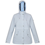 Chaqueta de mujer Regatta Bayla azul claro Powder Blue Ticking Stripe