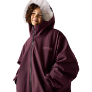 Abrigo impermeable para niños Regatta Junior Waterproof Changing Robe Pro Fig
