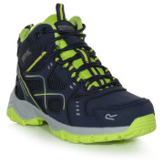 Calzado para niños Regatta Vendeavour Boot Jnr azul/amarillo Navy/LmePnch