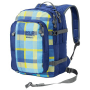 Mochila para niños Jack Wolfskin Berkeley S azul BlueWovenCheck