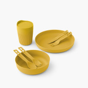 Vajilla Sea to Summit Passage Dinnerware Set 1P 7 Piece amarillo Arrowwood Yellow