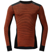 Camiseta funcional de hombre Devold Reverso Merino Shirt Man naranja/gris Brick