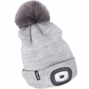 Gorro de mujer con lámpara frontal Extol Light women gris