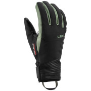 Guantes de esquí para mujer Leki Sparrow 3D Women negro/verde black-dusty green