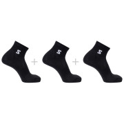 Calcetines Salomon Everyday Lite Quarter 3-Pack negro Black