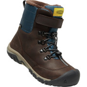 Calzado para niños Keen Greta Boot Wp Children marrón coffee bean/blue wing teal