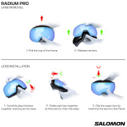 Gafas de esquí Salomon Radium Pro S Sigma (And Extra Lens)