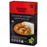Plato preparado Expres menu Curry rojo con pollo y arroz jazmín 500 g