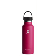 Botella térmica Hydro Flask Standard Mouth 18 oz rosa/negro Snapper