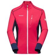 Sudadera funcional de mujer Mammut Taiss Light ML Jacket Women rosa/azul azalea-marine