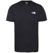 Camiseta funcional de hombre The North Face Reaxion Red Box Tee negro TNF BLACK/TNF WHITE
