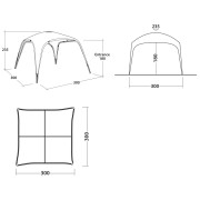 Toldo Outwell Wakefield Shelter M