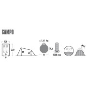 Tienda de campaña High Peak Campo