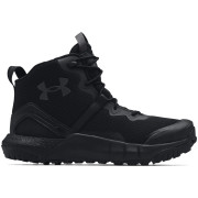 Calzado de senderismo para hombre Under Armour Micro G Valsetz Zip Mid negro Black / Black / Jet Gray