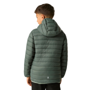 Chaqueta de invierno para niños Regatta Junior Hooded Marizion Dark Forrest Green