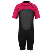 Neopreno Regatta Jnr ShortyWetsuit negro/rosa Black/Duches