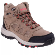 Calzado de mujer Hi-Tec Lamite Mid Wp Wo'S marrón claro Smog/Sand/Watermelon Red