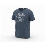 Camiseta de hombre Devold Active Explore Tee Man azul oscuro Night