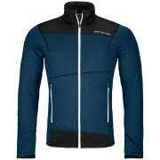Chaqueta polar para hombre Ortovox Fleece Light Jacket M azul/negro Deep Ocean