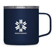 Taza térmica Snow Monkey Booster azul oscuro nightblue
