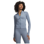 Sudadera funcional de mujer Under Armour Vanish Elite Full Zip azul claro Blue Wind / / Metallic Silver